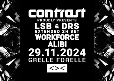 29/11 CONTRAST pres. SPACE AGE w/ LSB & DRS + WORKFORCE + ALIBI | 18+