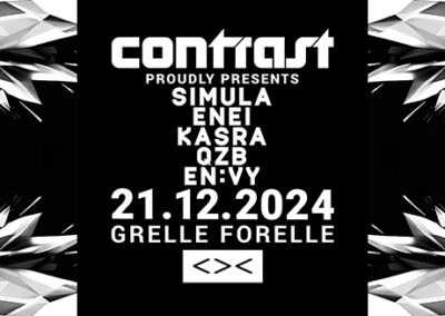 21/12 CONTRAST pres. CRITICAL MUSIC w/ SIMULA + ENEI + KASRA + QZB + EN:VY | 18+