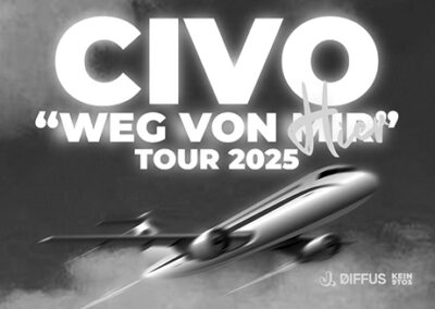 12/02 CIVO | „WEG VON HIER“ TOUR 2025 | Wien (ausverkauft/hochverlegt)